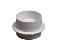 Válvula de retención para conductos de aire, Válvula de retención de tubería de plástico ABS blanca 80-200 mm(100mm)