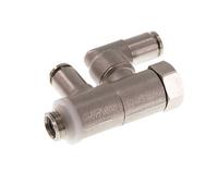 Válvula de retención pilotada Codo macho 4mm y G1/8'' Latón 0.5-10bar (7-145psi)