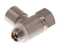 Válvula de retención pilotada G1/4'' codo macho-hembra latón 0,5-10bar (7-145psi)