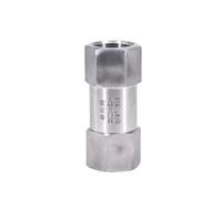 Válvula de retención unidireccional BSP hembra de 1/8", 1/4", 3/8", 1/2", 3/4", 1", antirretorno, en línea, acero inoxidable 304 y 316(3/4",SS316)