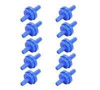 Válvula de Retención Unidireccional de 10 Piezas, Válvula de Retención de Topes de Agua de Plástico para Manguera de 4 mm Válvulas de Retención de Bomba de Oxígeno de Aire Sin Retorno