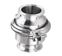 Válvula de retención unidireccional sanitaria de acero inoxidable SUS 304 y 316L, de 19, 25, 32, 38, 51-159 mm, 1,5", 2", 3", 4", 5", 6" Tri Clamp, for elaboración casera(38mm K50.5mm)