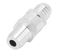 Válvula de Retención Unidireccional, Válvula de Retención Unidireccional sin Retorno Aleación de Aluminio Universal para Combustible Gasolina Aceite Gasolina Diésel Agua(16mm)