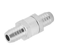 Válvula de Retención Unidireccional, Yosoo Válvula de Retención Unidireccional sin Retorno Aleación de Aluminio Universal para Combustible Gasolina Aceite Gasolina Diésel Agua(14mm)