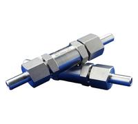 Válvula de retención, válvula acero inoxidable alta presión for soldadura, 10 mm/12 mm, for instrumentación en tuberías gas y líquido, unidireccional, 6000 PSI(10MM)