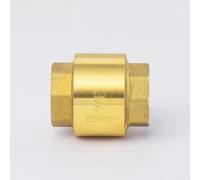 Válvula de retención vertical de latón de 1/2 pulgada, prevención de reflujo operada hidráulicamente para control de flujo de vías, estructura tipo elevación, DN15 a DN50, 1. (3/4)