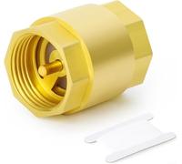 Válvula de retención vertical de latón de 1/2 pulgada, prevención de reflujo operada hidráulicamente para control de flujo de vías, estructura tipo elevación, DN15 a DN50, 1. (1-1/4)
