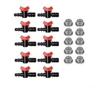 Válvula de riego por goteo, válvula de parada de 16 mm, 20 mm, 25 mm, control de flujo de PVC para invernadero (25 mm)