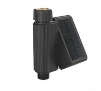 Válvula de riego solar automática para jardín compatible con la aplicación Tuya Smart compatible con un solo ciclo y múltiples planes de riego diarios