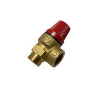 VÁLVULA DE SEGURIDAD Ø 1/2 6 BAR MACHO CALEFFI 312460 PARA CALDERA