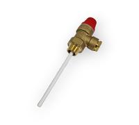 VÁLVULA DE SEGURIDAD 3 6 10 BAR TEMPERATURA COMBINADA + PRESIÓN Ø 1/2