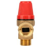 Válvula de seguridad G1/2 '' ， Latón con rosca G Válvula de seguridad para horno colgante de resorte con rosca G DN15 ， Presión opcional 3bar/6bar(3Bar DN15)