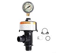 Válvula de seguridad manual, 1 paquete 98209800 accesorio de filtro de piscina de control de alta tasa de flujo de plástico metal construcción Ea-sy reemplazo para sistemas de filtración de spa