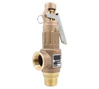 Válvula de seguridad S10 S10L DN40 DN50 de 1,2 pulgadas, rosca de cobre completa, válvula de alivio de presión con manija for vapor.(5bar,DN40,S10)