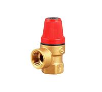 Válvula de seguridad Válvulas de alivio de latón válvula reductora de presión para agua, aceite, gas no corrosivo no inflamable (hembra de 3/4 pulgadas, 3 bar)