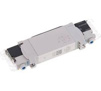 válvula de solenoide biestable 5/2 brida 24V DC 1.5-7bar/21.0-98psi Enchufe rectangular H Festo