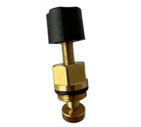 Válvula de suministro de agua de caldera montada en la pared DN35 con flujo robusto de 300 m³/h, interruptor de reposición de calefacción compatible con gas, construcción de latón con acabado en oro