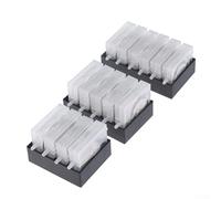 Válvula de tinta para impresora CISS con tecnología de flujo de 1 vía para uso en amortiguador en válvula 4/5/6 que garantiza una gestión de tinta resistente a fugas (6 válvulas + 1 base)