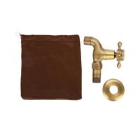 Válvula de tope de ángulo, 2 unidades, grifo de latón vintage montado en la pared, grifo de agua fría para fregadero de cocina