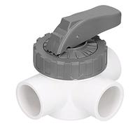 Válvula de tres vías de ABS y PVC con mango ancho diseño de ranura resistente a la corrosión química y a los cambios de temperatura fácil de instalar para uso doméstico e impi