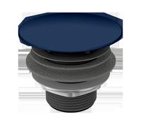 Válvula de vaciado permanente Kaldewei con tapa esmaltada nº de modelo 3904, 905800000677, Color: Azul marino mate