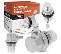 Válvula de Ventilació Para Radiador 1'' Izquierda Latón Universal Purgador Salida de Aire Válvula de Corte Sistemas de Calefacción