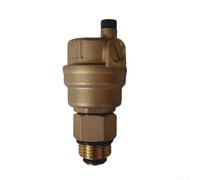 Válvula de ventilación automática de cobre DN15 G1/2 para calentadores de agua solares y calderas, sistema de calefacción inoxidable purgador de aire (1/2 e interfaz)