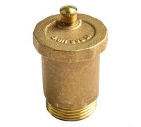 Válvula de ventilación automática de diafragma de latón rosca macho de 1/2 pulgada para soluciones eficientes de calefacción de agua (1 pulgada)