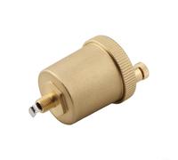 Válvula de ventilación automática de latón de 1/8 pulgadas para sistemas de agua caliente, garantiza un rendimiento óptimo eliminando el aire atrapado de manera eficiente