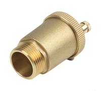Válvula de ventilación automática de latón para extracción de aire del radiador compatible con sistemas de calefacción de agua caliente y configuraciones de calentador de unidades pequeñas