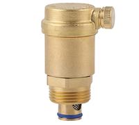 Válvula de ventilación automática de latón, sello antioxidante confiable de alta temperatura para calentador de agua solar, sistemas HVAC, tamaño de rosca DN20 G3/4