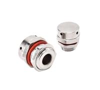 Válvula de ventilación impermeable 1 Uds. Tapón de ventilación impermeable de Metal M5 M6 M8 M10 M12 M16 M18 M20 tornillo de latón niquelado(M20X1.5)