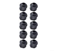 Válvula de ventilación impermeable, 10 piezas de ecualizador de presión de tornillo transpirable para exteriores con luz LED de seguridad para cámara de seguridad (M20-1.5)