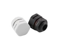 válvula de ventilación impermeable M24 M40 plástico negro impermeable IP68 gris M12 * 1,5 tapón de ventilación tornillo blanco válvula aire nailon liberación presión(Black,M40X1.5_4PCS)