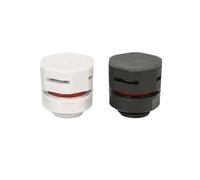 Válvula de ventilación impermeable Válvula de tornillo de plástico de ventilación automática de nailon impermeable y transpirable con enchufe de bloqueo Manual M40-M5(White,M10X1.5_4PCS)