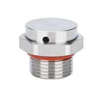 válvula de ventilación impermeable Válvula de ventilación aire acero inoxidable 304, tornillo impermeable, respiradero M5 M6 M8 M10 M12, alivio presión(M5X0.8)