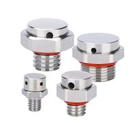 Válvula de ventilación impermeable Válvula de ventilación de acero inoxidable 304, tornillo en M5, M6, M8, M10, M12, alivio de presión impermeable, 1 ud.(M12X1.5B)