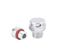 Válvula de ventilación impermeable Válvula de ventilación de aire impermeable, aleación de aluminio, tornillo de M5-M20, enchufe protector, 1 ud.(M16x1.5 5PCS)