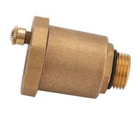 Válvula de ventilación unidireccional automática de latón Válvula de escape de rosca macho G1 2 Resistencia a altas temperaturas antioxidante para calefacción de tuberías de agua