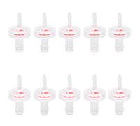Válvula de verificación de 1 vía 10pcs | PP Plastic Barb Manguera Agua Stop | Diafragma de control de flujo de retroceso para acuarios/equipos de alimentos/uso industrial | (7 to 3 one-way)