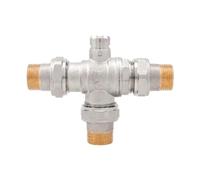 Válvula de zona desviadora de bola de 3 vías 1" DN 25