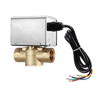 Válvula de zona motorizada Valemo con microinterruptor adicional, 2 vías, DN20, normalmente cerrada, 230 VAC