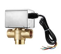 Válvula de zona motorizada Valemo con microinterruptor adicional, 3 vías, DN20, normalmente cerrada, 230 VAC