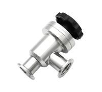 Válvula deflectora de vacío manual tipo L de acero inoxidable, válvula angular, válvula de aleta de vacío, válvula de seguridad de gas KF16 KF25 KF40 KF50(KF50)