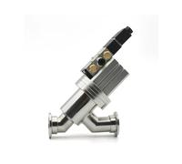 Válvula deflectora neumática angular tipo L en forma de Y de acero inoxidable SS304, KF16, KF25, KF40, KF50, 24/220 V(24V-KF25)