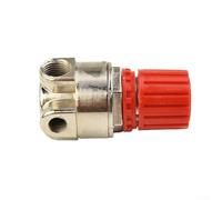 Válvula del regulador de la presión de aire de la alta exactitud, ajuste neumático de acero del control de 4 agujeros para el compresor del pistón con la estructura del puerto del desbordamiento