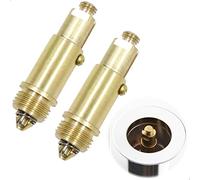 Válvula desagüe Pop-up Tornillos latón para Lavabo Mecanismo Resorte Emergente Fácil Accesorios Fregaderos Lavabo Click Bolt Plug - 2 Unidades bañera tapón, Mayoría Los Tapones Drenaje del la Bañera