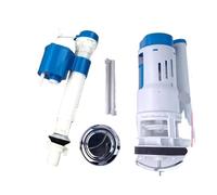 Válvula Descarga Inodoro Toilet Drain Intake Valve Tank Fittings Inlet Flush Water Saving Piece Cistern Mechanism WC Kits(One-pieces 18cm B2)