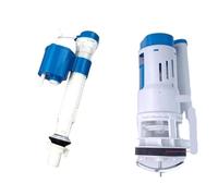 Válvula Descarga Inodoro Toilet Drain Intake Valve Tank Fittings Inlet Flush Water Saving Piece Cistern Mechanism WC Kits(One-pieces 20cm B1)