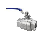 VáLvula Desviador Para Grifo Válvula De Bola De Dos Piezas De Acero Inoxidable 304, Rosca Hembra BSP De 1/4, 3/8, 1/2, 3/4, 1 Y 2 Pulgadas(1-1/4")
